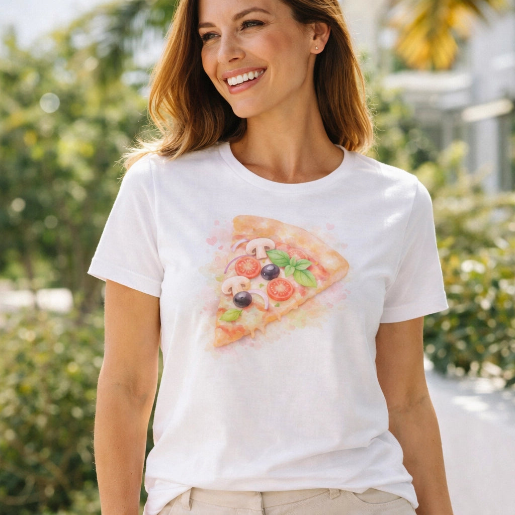 Tee-shirt de Pizza Femme
