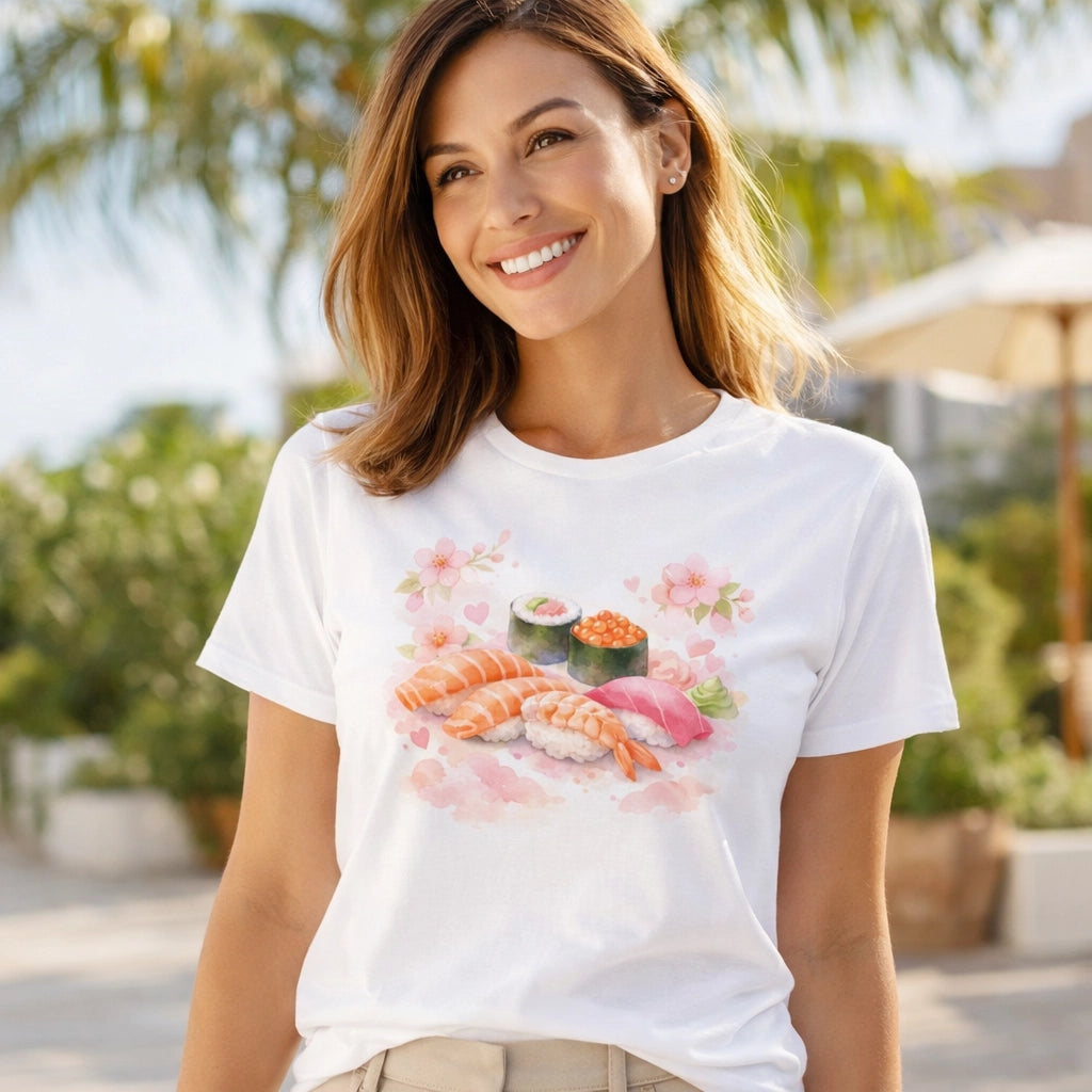 Tee-shirt de Sushi Femme