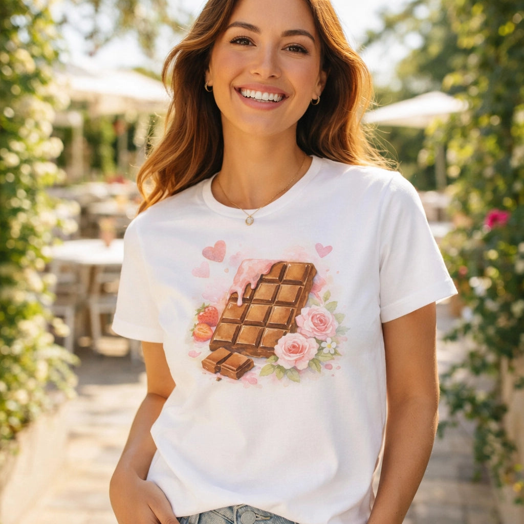 Tee-shirt de Tablette de Chocolat