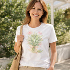 Tee-shirt en Vert Sauge